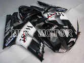Kawasaki NINJA ZX6R 2003-2004 Injection ABS Fairing - West - Black White - MFS3720